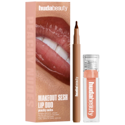 Lip duo Delineador y Lip Gloss Huda Beauty